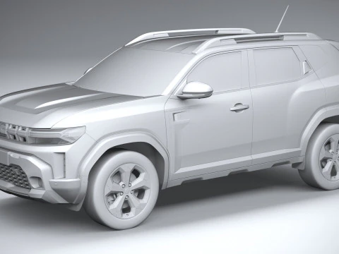 Dacia Duster 2024 3D Model