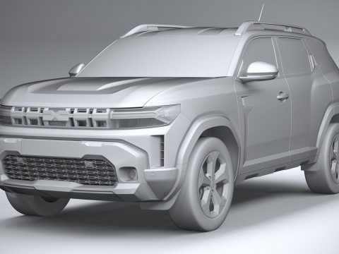 Dacia Duster 2024 3D Модель