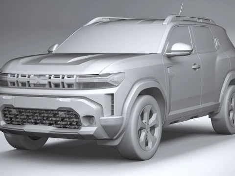 Dacia Duster 2024 3D Model