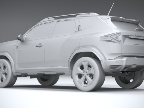 Dacia Duster 2024 3D Модель