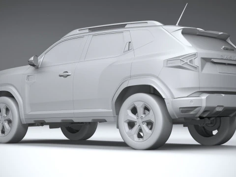 Dacia Duster 2024 3D Model