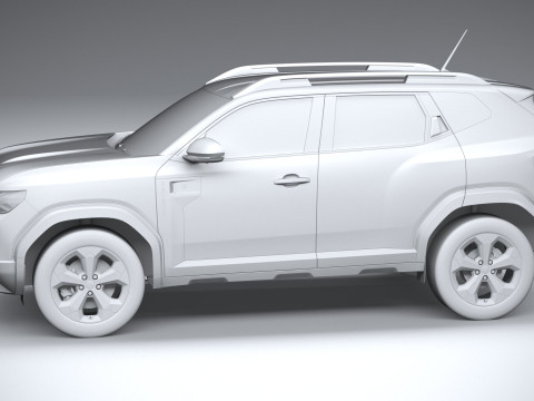 Dacia Duster 2024 3D Модель