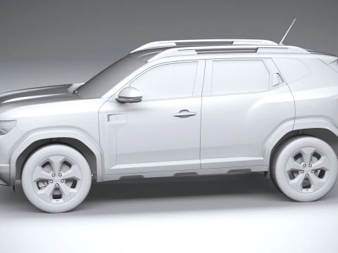 Dacia Duster 2024 3D Model