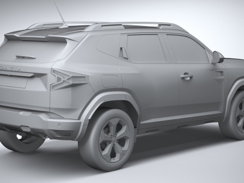 Dacia Duster 2024 3D Модель