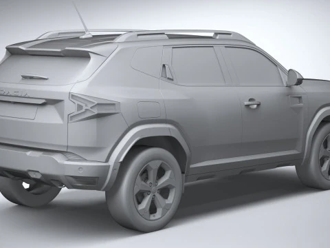 Dacia Duster 2024 3D Model