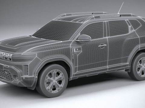 Dacia Duster 2024 3D Модель