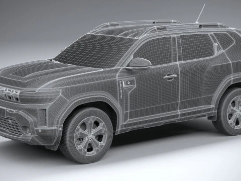 Dacia Duster 2024 3D Model