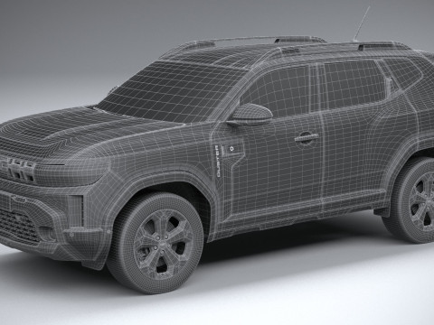 Dacia Duster 2024 3D Модель