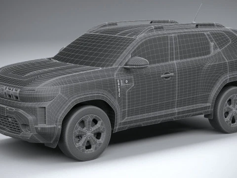 Dacia Duster 2024 3D Model