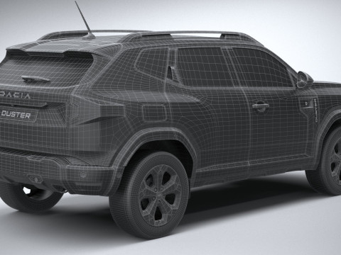 Dacia Duster 2024 3D Модель