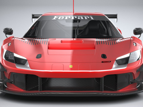 Ferrari 296 GT3 2023 3D Модель