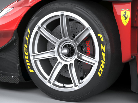Ferrari 296 GT3 2023 3D Модель