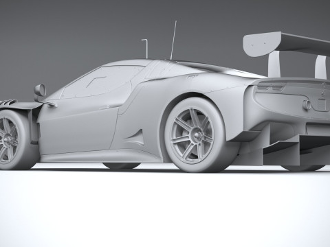 Ferrari 296 GT3 2023 3D Модель