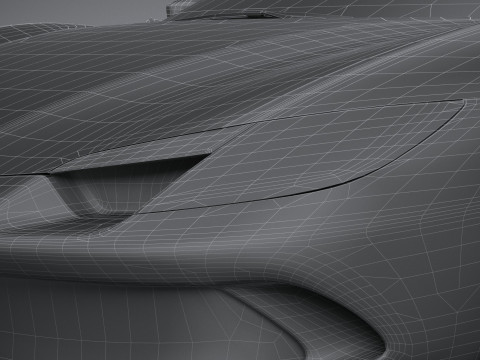Ferrari 296 GTB 2022 LowPoly 3D Model