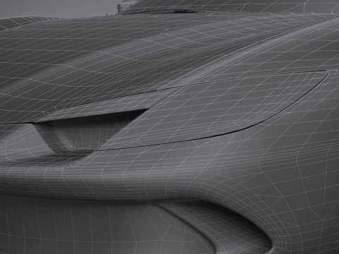 Ferrari 296 GTB 2022 LowPoly 3D Model