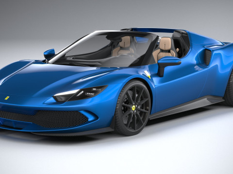 Ferrari 296 GTS 2023 3D 模型
