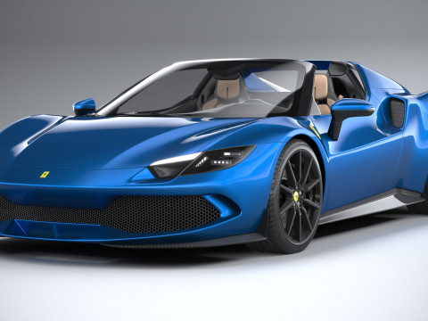 Ferrari 296 GTS 2023 3D 模型