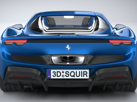 Ferrari 296 GTS 2023 3D 模型