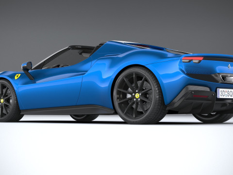 Ferrari 296 GTS 2023 3D 模型