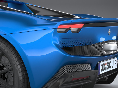 Ferrari 296 GTS 2023 3D 模型