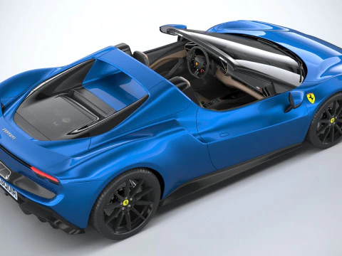 Ferrari 296 GTS 2023 3D Model