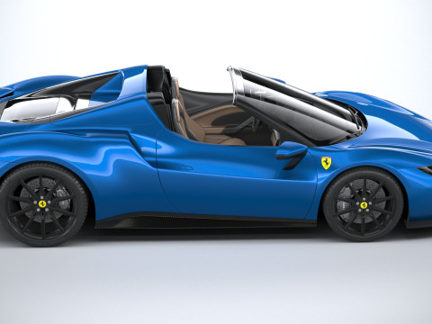 Ferrari 296 GTS 2023 3D 模型
