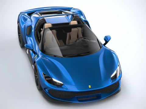 Ferrari 296 GTS 2023 3D Model