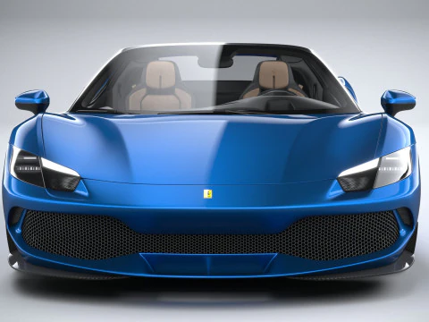 Ferrari 296 GTS 2023 3D Model