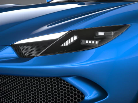 Ferrari 296 GTS 2023 3D Model