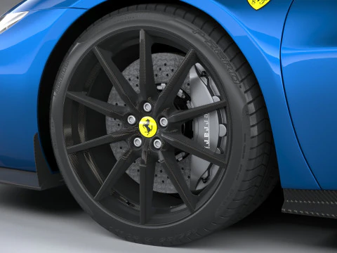 Ferrari 296 GTS 2023 3D Model