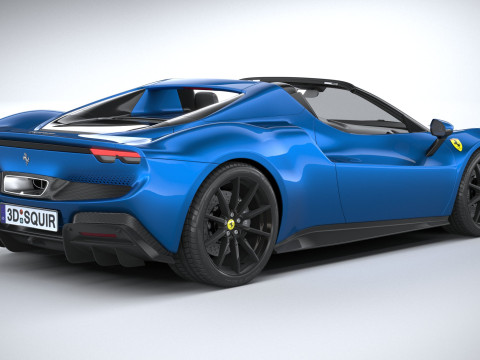 Ferrari 296 GTS 2023 3D 模型