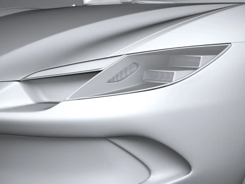 Ferrari 296 GTS 2023 3D Model