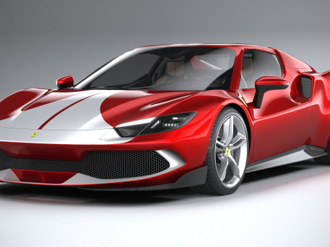 Ferrari 296 GTS 2023 3D 模型
