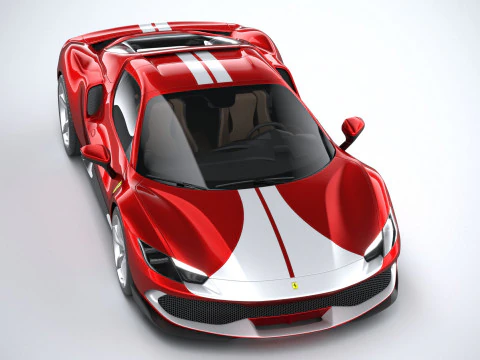 Ferrari 296 GTS 2023 3D Model