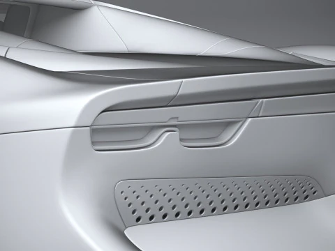 Ferrari 296 GTS Red 2023 3D Model