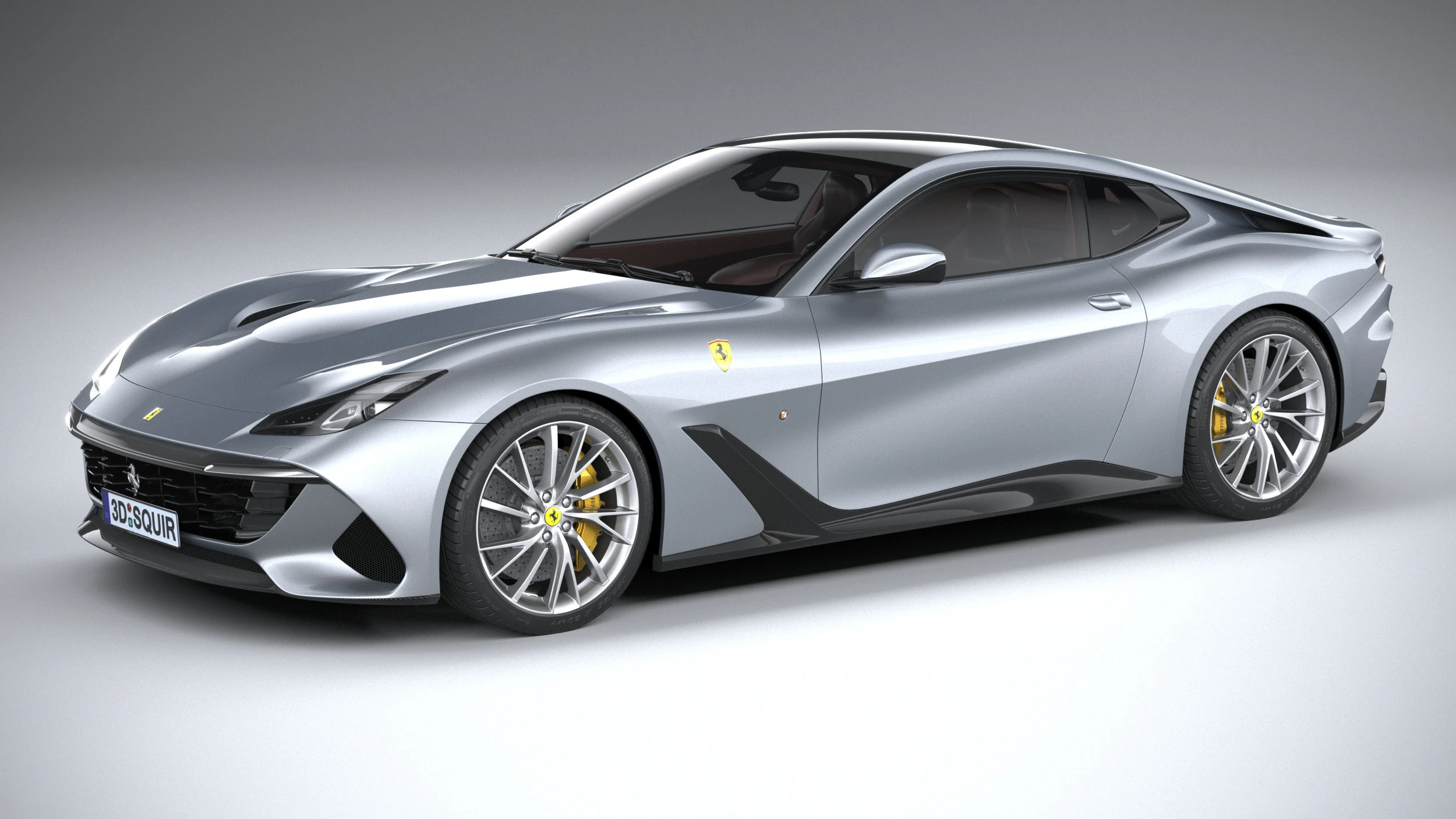 Ferrari BR20 2021 3D Model .c4d .max .obj .3ds .fbx .stl .blend 