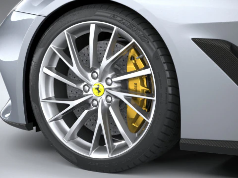 Ferrari BR20 2021 3D Model