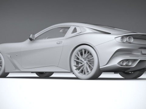 Ferrari BR20 2021 3D 모델