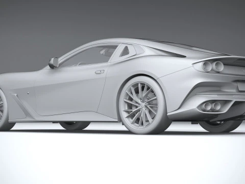 Ferrari BR20 2021 3D Model