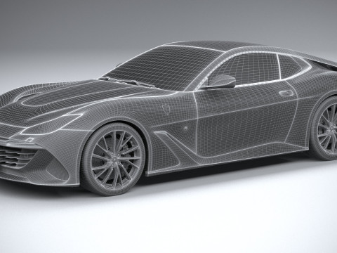 Ferrari BR20 2021 3D 모델