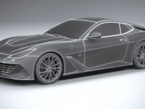 Ferrari BR20 2021 3D Model