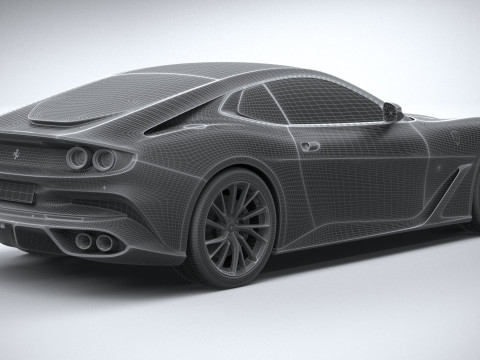 Ferrari BR20 2021 3D 모델