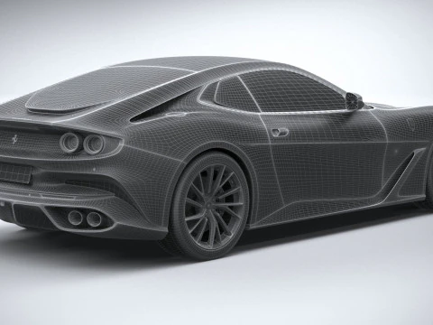 Ferrari BR20 2021 3D Model