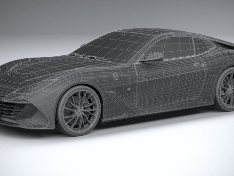 Ferrari BR20 2021 3D 모델