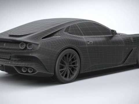 Ferrari BR20 2021 3D Model