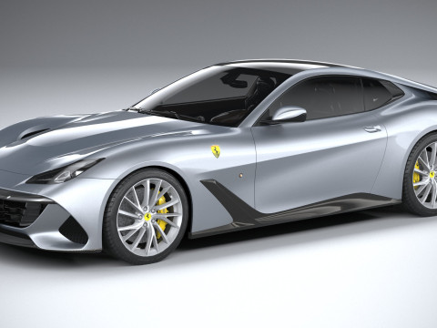Ferrari BR20 2021 LowPoly 3D Модель