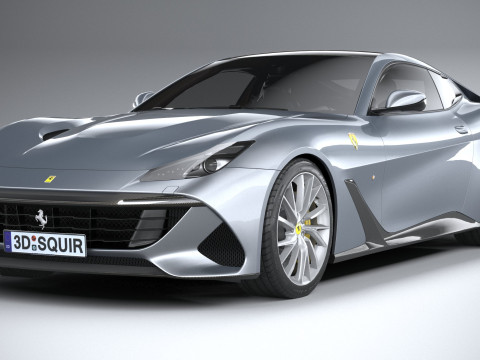 Ferrari BR20 2021 LowPoly Modello 3D
