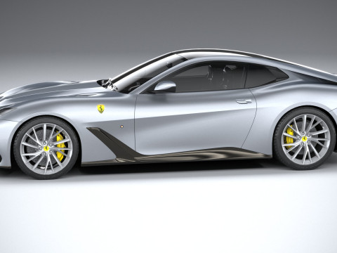 Ferrari BR20 2021 LowPoly Modello 3D