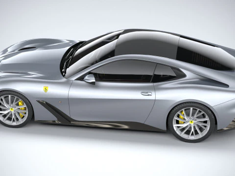 Ferrari BR20 2021 LowPoly 3D Model