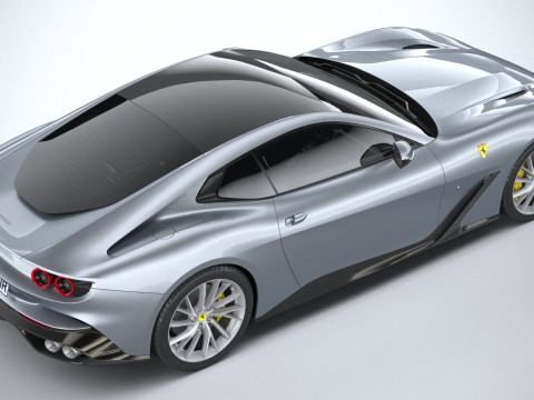 Ferrari BR20 2021 LowPoly Modello 3D